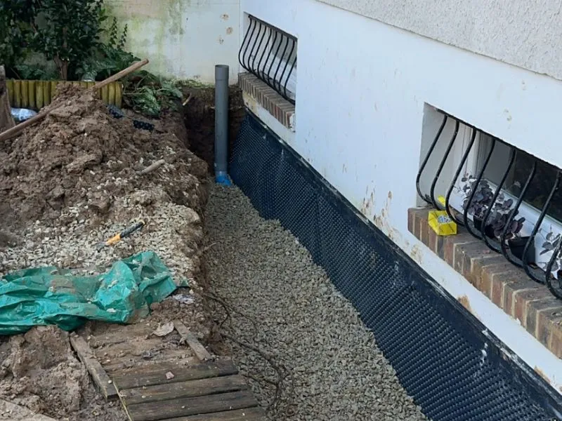evacuation des eaux pluviale conches en ouche